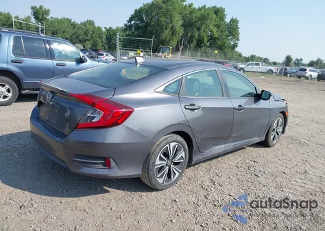 2018 Honda Civic Ex-L from USA, damaged, VIN JHMFC1F78JX028955